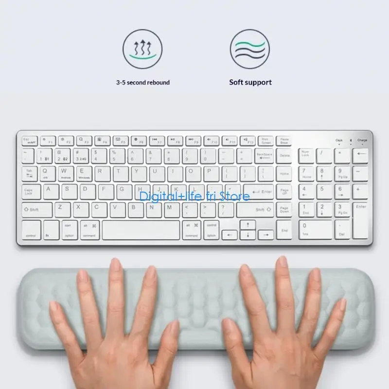 

E06D Ergonomic Silicone Mouse Wrist Keyboards Mats 3D Wrist Mouse Pad for Hand