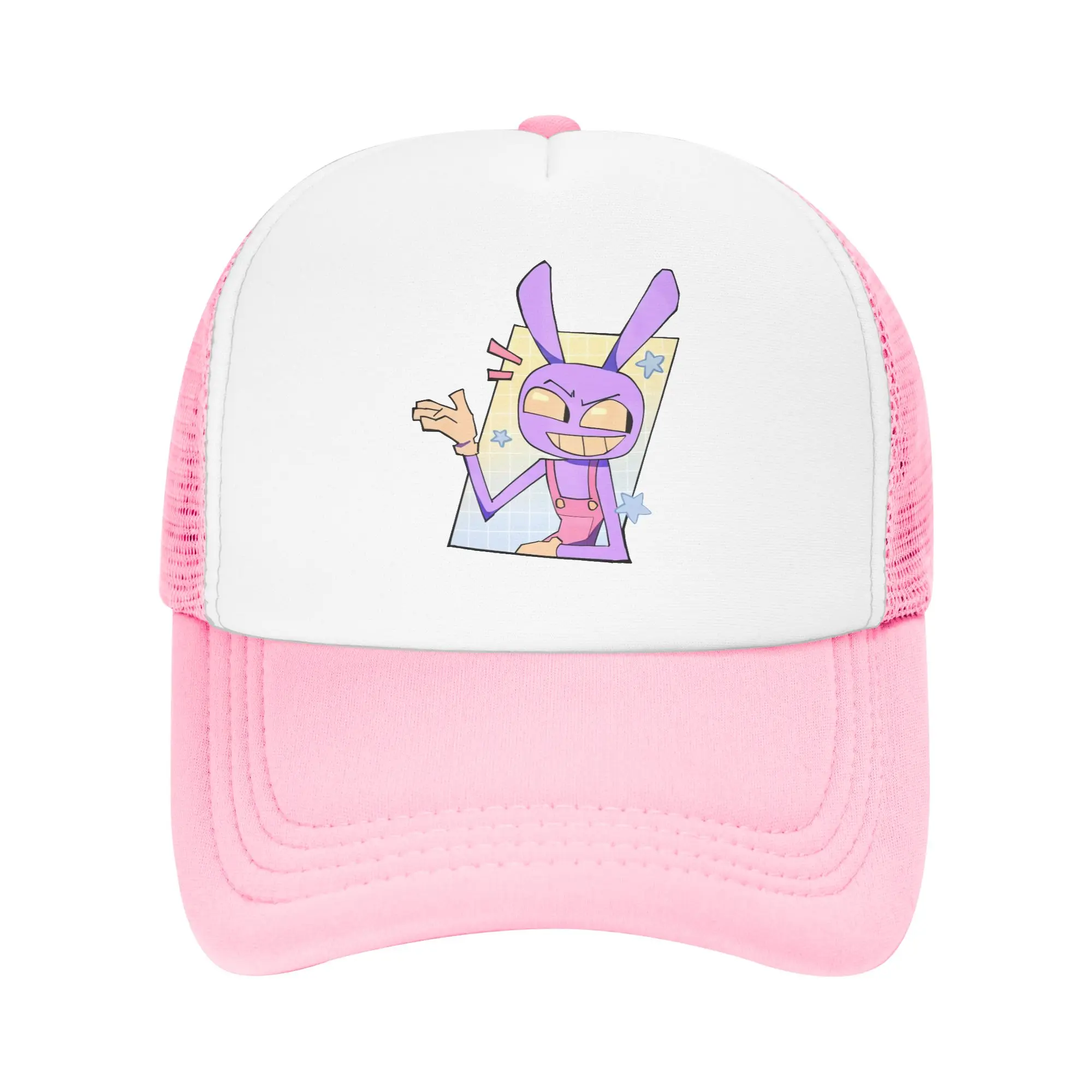 

Cartoon Digitals Circus Mesh Baseball Caps Unisex Outdoor Trucker Hat Adjustable Summer Trucker Cap
