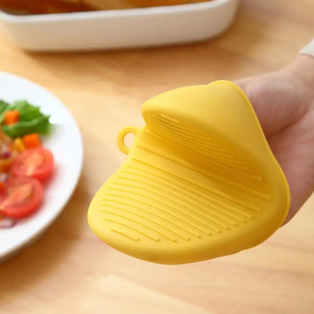 

1 Pair 11*8cm Mini Oven Gloves Silicone Cooking Pinch Mitts Potholder Insulated Gloves For Kitchen BBQ Baking Cooking Grilling
