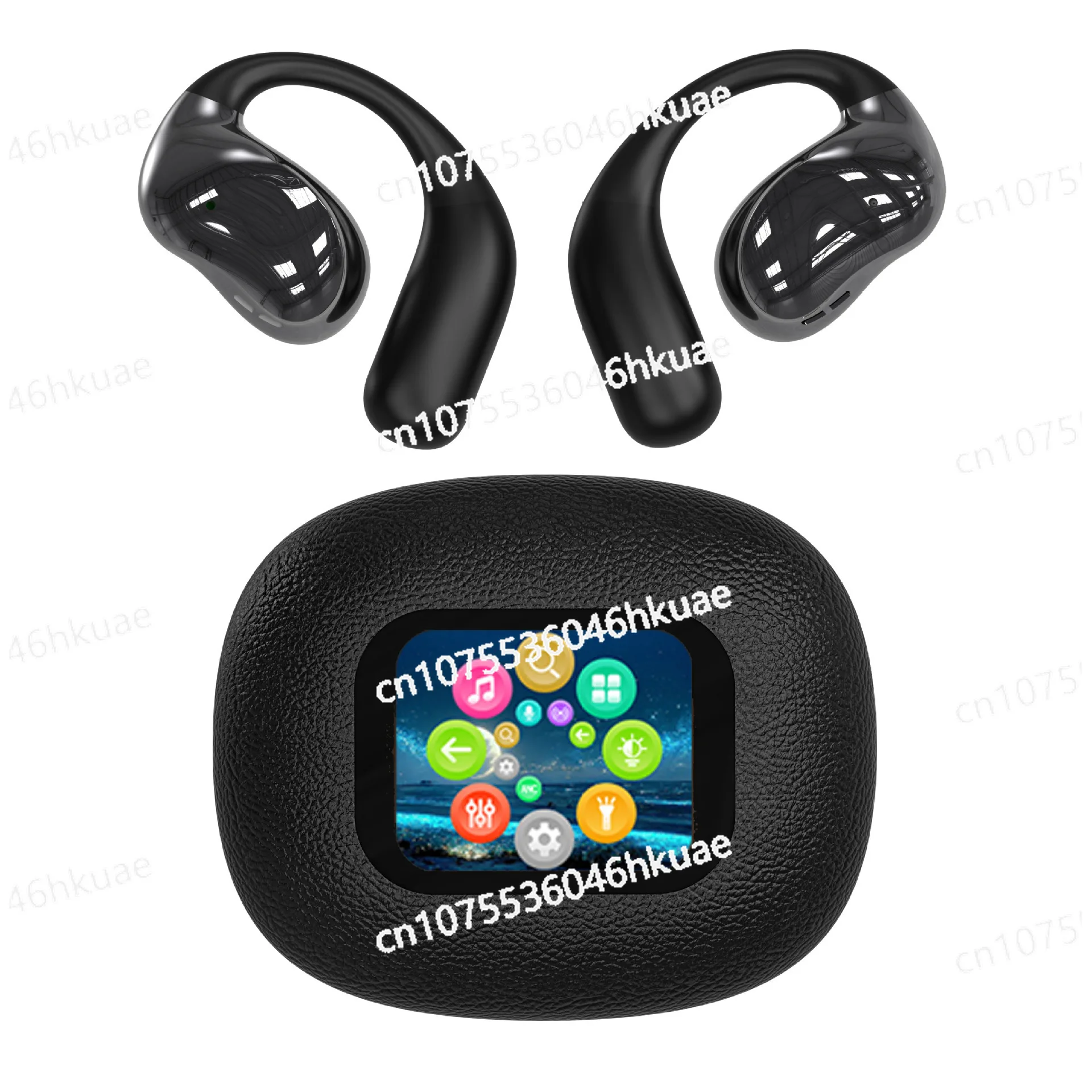 M9 Multi-language Translation Wireless Bluetooth Ear-mounted Non-in-ear Ai Touch Screen Long Battery Life and Large Power V16pro