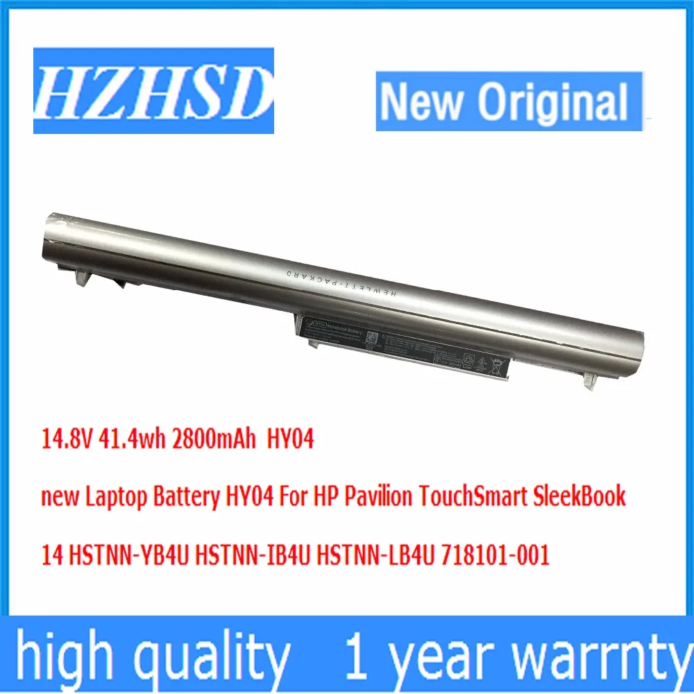 

14.8V 41.4wh 2800mAh New Original HY04 Laptop Battery For HP Pavilion SleekBook 14 HSTNN-YB4U HSTNN-IB4U HSTNN-LB4U 718101