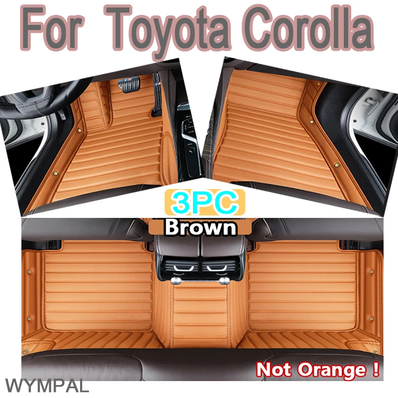

Luxury Car Floor Mats For Toyota Corolla Touring Sports Suzuki Swace E210 2019~2023 Estate Leather Floor Carpets Matts Car Pads
