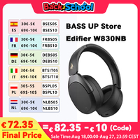 Edifier W830NB Active Noise Cancelling Wireless Headphones Over-Ear Headset Bluetooth 5.4 Hi-Res LDAC Foldable -45dB ANC 94H