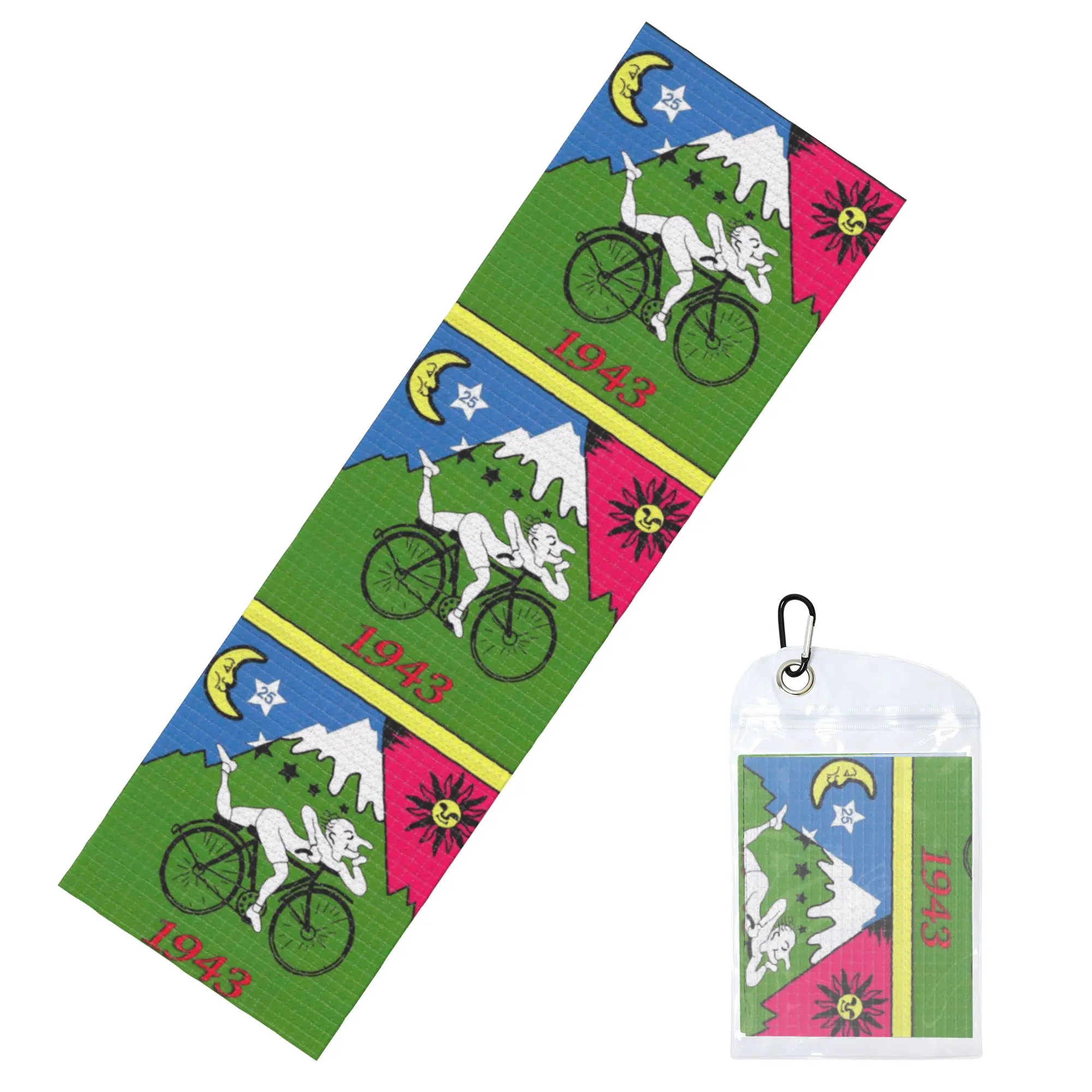 Albert Hofmann Bicycle Day LSD 1943 Cold Exercise Towel Quick Drying Face Towel  Yoga Towels