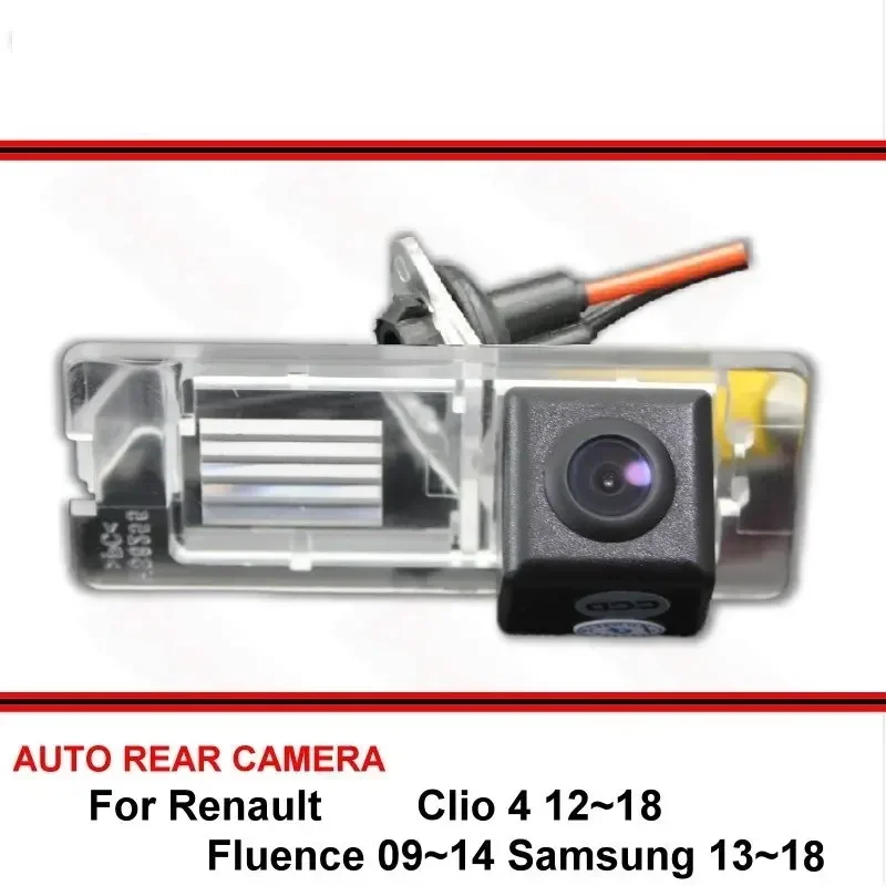 Car Rear View Camera For Renault Clio 4 Fluence Samsung SM3 2012~2018 Night Vision Reversing Camera Car Back up Camera HD CCD