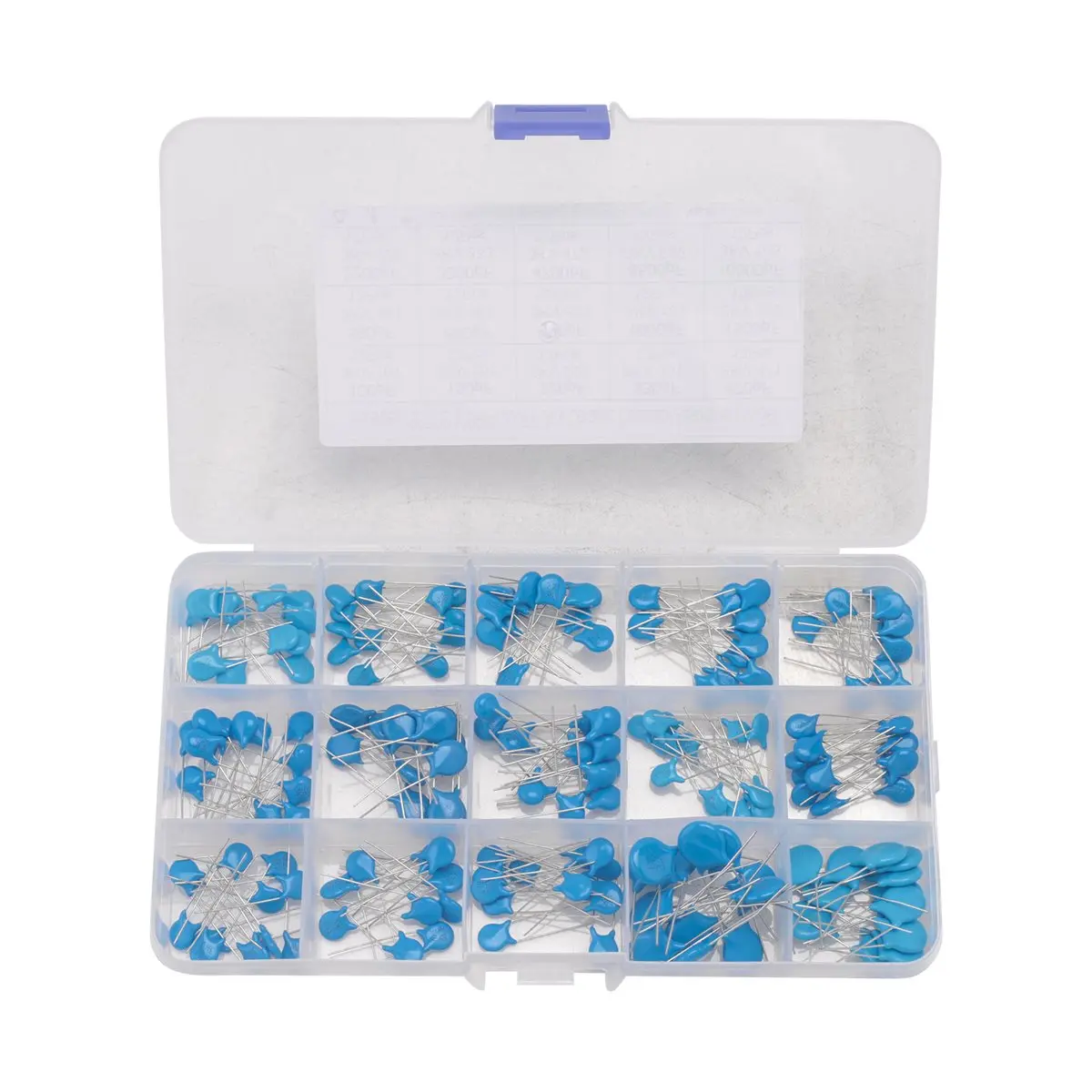 BIGSALE-180Pcs 15 Values High Voltage Dip Ceramic Capacitor Assortment Kit Range 100PF-10000PF 3KV