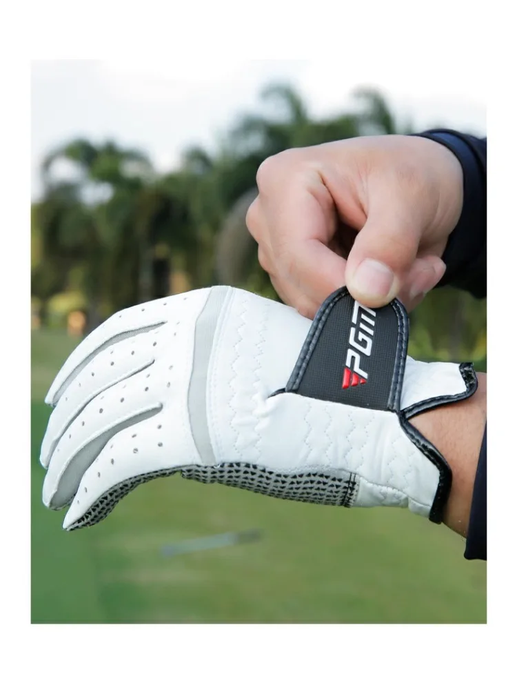 AliExpress NONE PGM Men's Golf Gloves 1 Pack – Premium Soft Grip Left Hand Golf Glove for Right-Handed Golfers – Breathable All Weather Fit