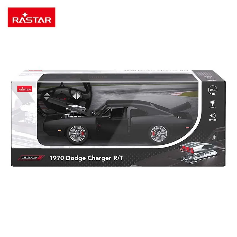 RASTAR 1/16 Dodge Charger R/T 1970 RC Car Toys Radio Remote Control Car Muscle Vehicle Model Toys Gift for Kid Adults Collection