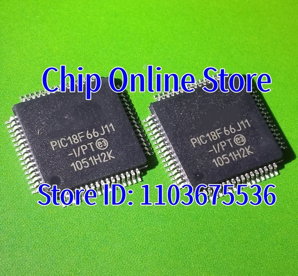 5~50pcs  PIC18F66J11-I/PT  PIC18F66J11  TQFP64  New Original