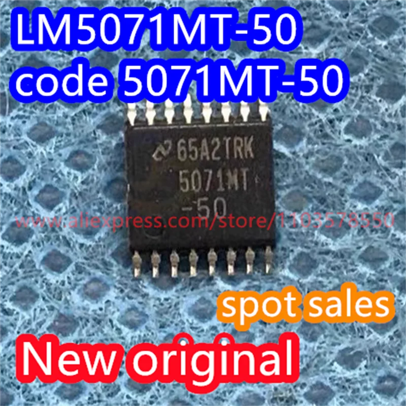 10PCS  Brand new original LM5071MTX-50 LM5071MT-50 code 5071MT-50 Ethernet controller TSSOP16 package LM5071MT-80 code 5071MT-80