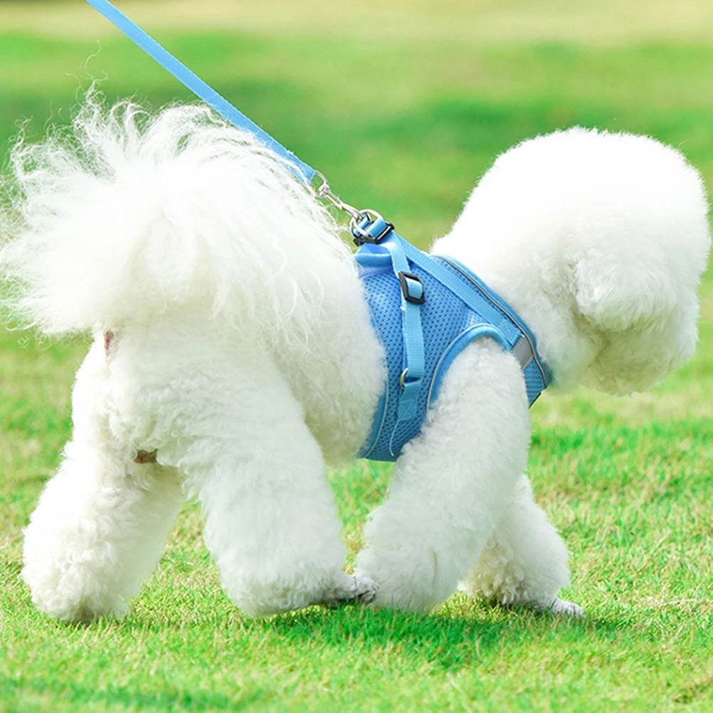 

Dog Vest Breathable Adjustable Harness Reflective Puppy Chest Strap Cooling Protector Pet
