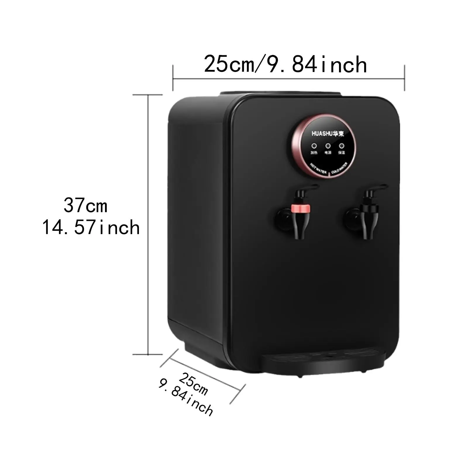 موزع مياه سطح المكتب خفيف الوزن 3 إعدادات لدرجة حرارة الباردة والساخنة والغرفة للمطبخ والمكتب والحفلات #6