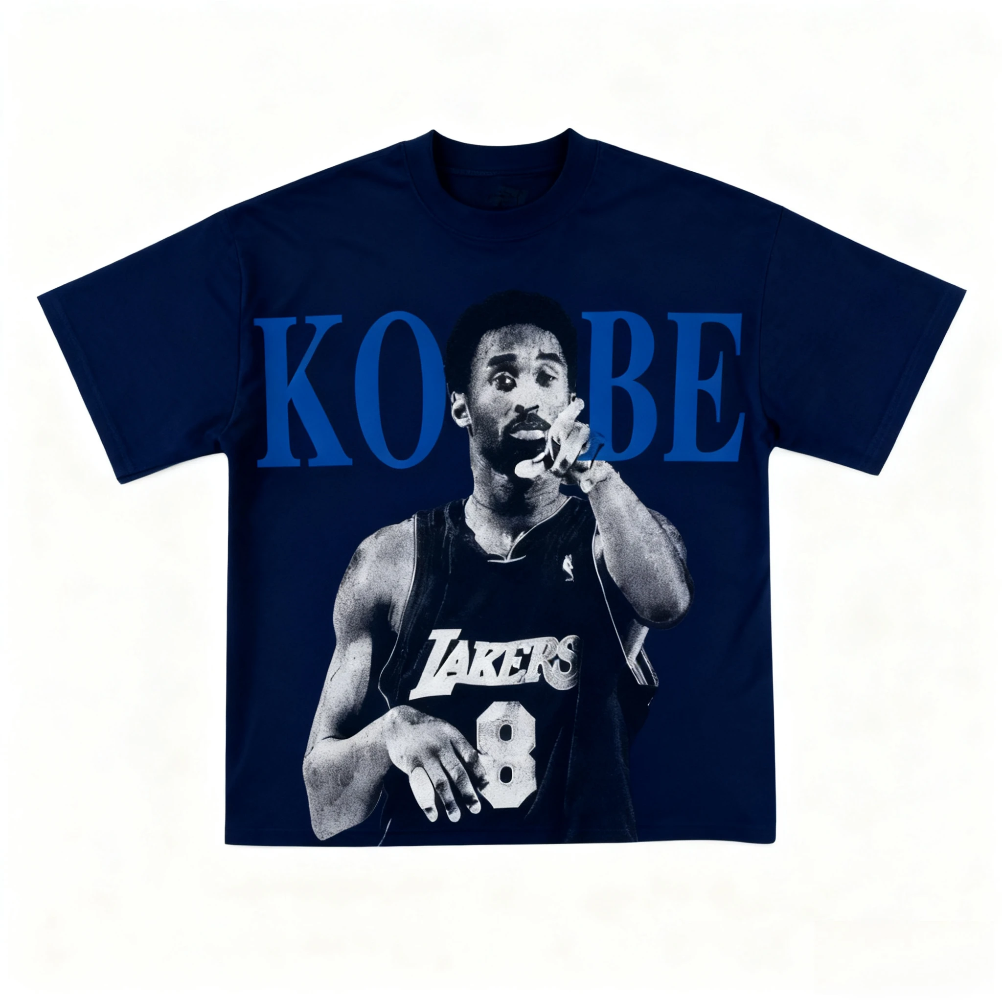 الصيف القطن كرة السلة تي شيرت كوبي براينت الرسومات طباعة للجنسين الهيب هوب الشارع الشهير تيز ياقة بلايز الرجال النساء تي شيرت #2