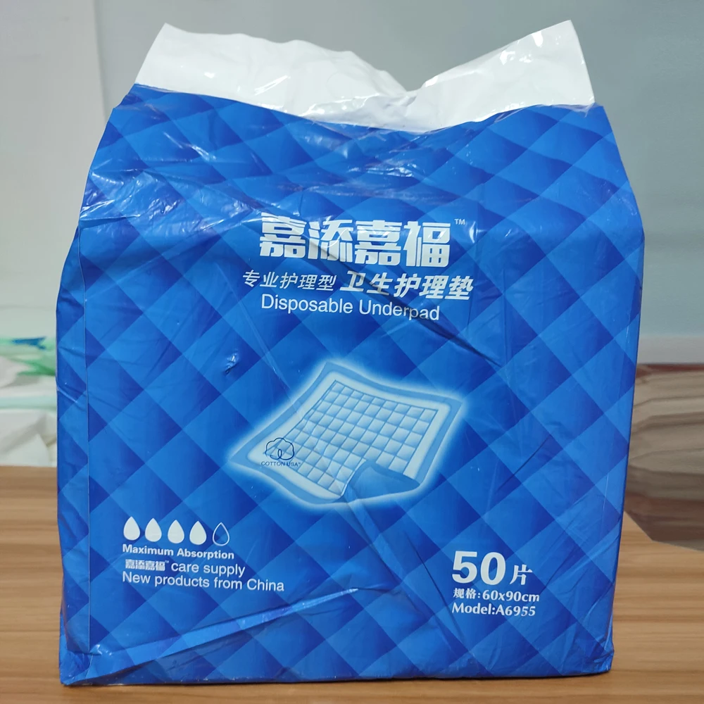 المسنين الرعاية حصيرة المتاح حفاضات حصيرة 50 قطع 60x90 سنتيمتر (23.62*35.43in) المسنين الطفل بعد الولادة فراش حصيرة مانعة للتسرب حفاضات