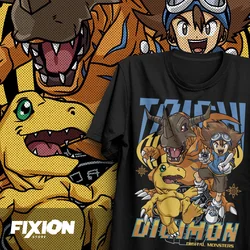 Digimon – Tai y Agumon GA Anime T Shirt Manga Gift For Anime Lover All Size Cotton