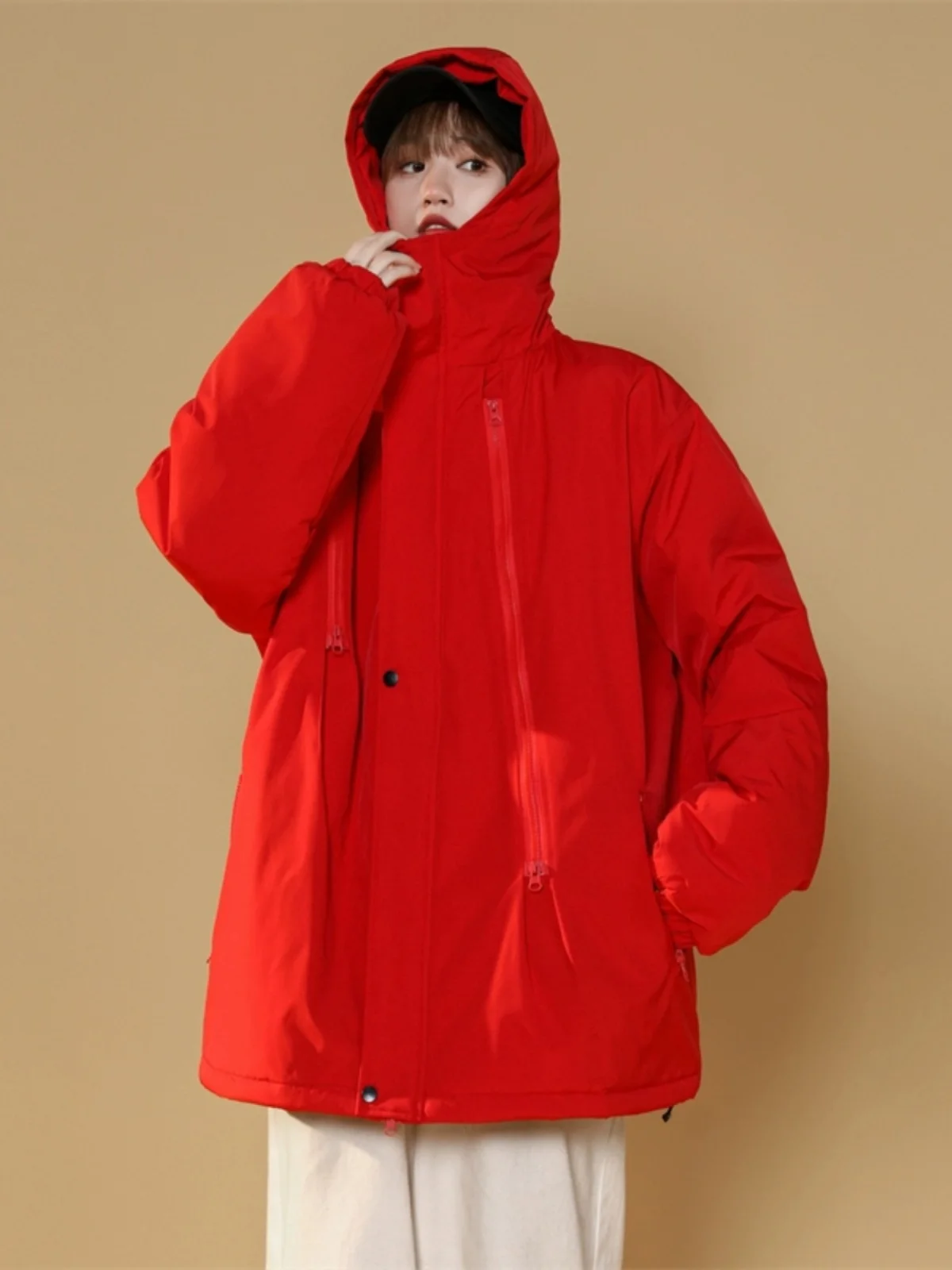 

Американская утепленная зимняя мужская куртка для активного отдыха, водонепроницаемая, морозостойкая, для альпинизма, теплая хлопковая рабочая одежда, пальто