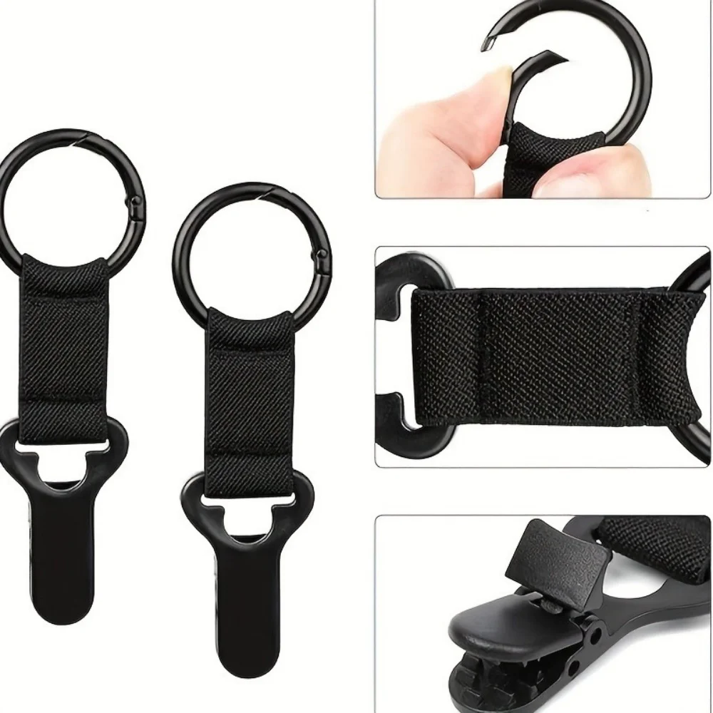 1PC Multi-purpose Portable Travel Hat Clip Hands Free Clip On Hats Holder Anti-lost Hat Hanging Hook for Travel on Bag