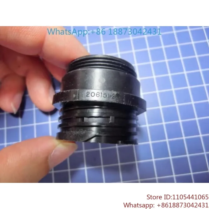 (2PCS)Te/amp206151-2ccpc1 circular connector housing 37-way socket with additional male pins 23-37.