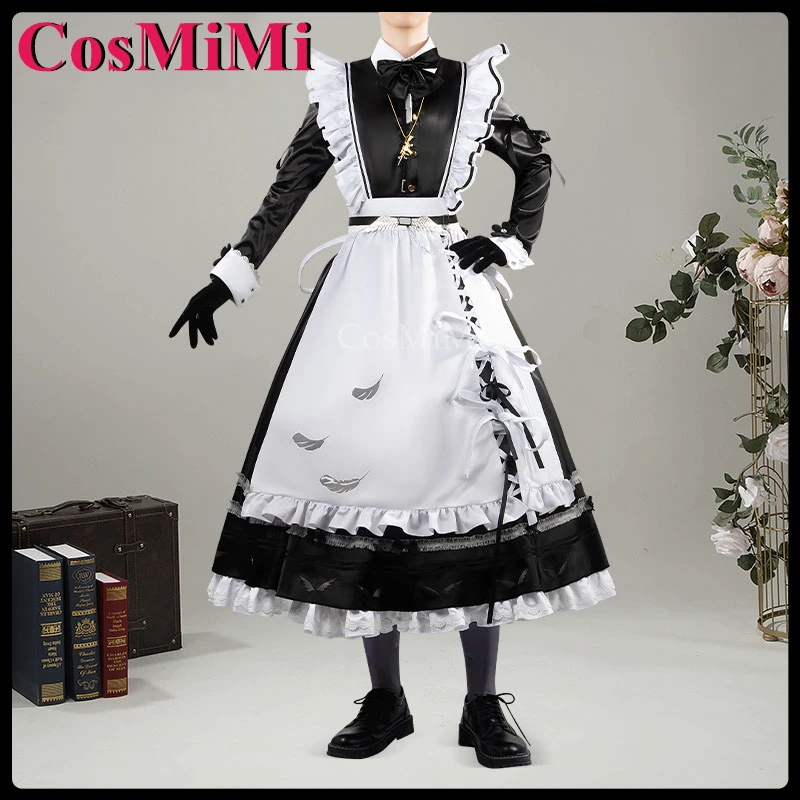 

【Customized】CosMiMi Anime VTuber Kanakana/Knkn Cosplay Costumes Fashion Sweet Maid Dress Halloween Party Role Play Clothing