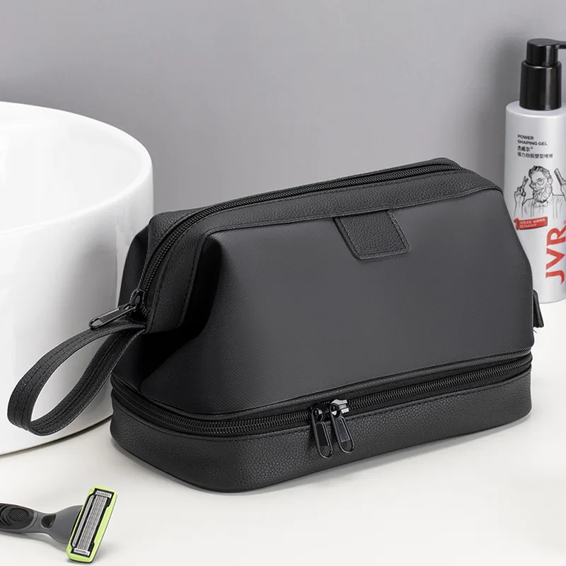 

Нейлоновая водонепроницаемая косметичка большой вместимости с разделением на сухие и влажные отделения, дорожная портативная сумка для хранения, органайзер для дома и ванной комнаты