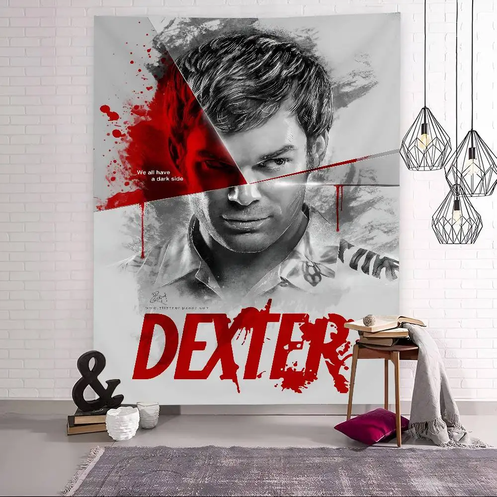 Filme D-Dexters Wandteppich für Wohnzimmer, Zuhause, Wohnheim, Dekor, japanischer Wandteppich