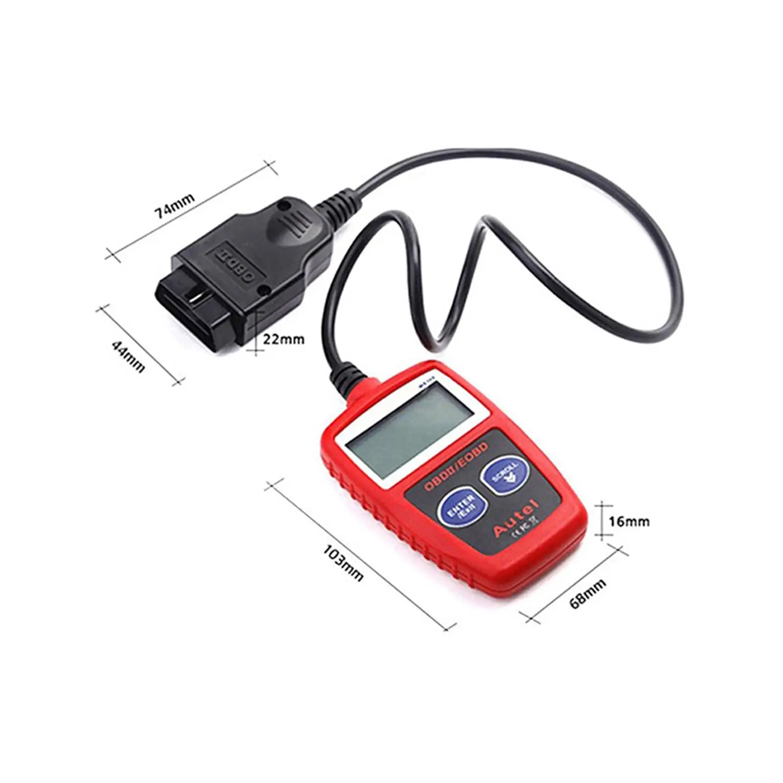 استبدال أداة الماسح الضوئي التشخيصي للسيارات لجميع بروتوكول OBD II منذ عام 1996 قارئ رمز Obd الاحترافي للسيارات #6
