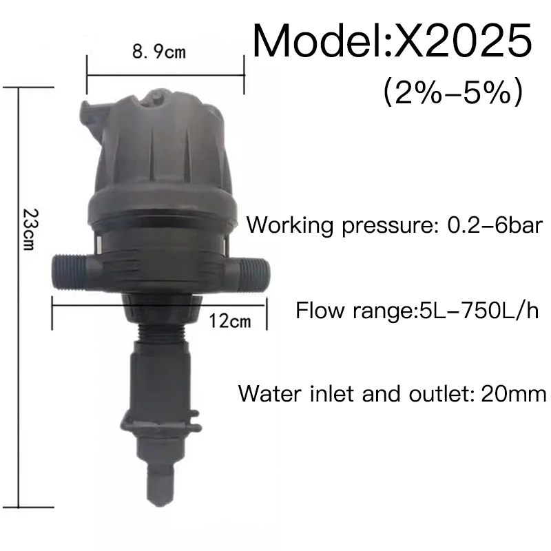 Fertilizer Injector Livestock Farming Chemical Fertilizer Injector Dispenser Proportioner Dosing Automatic Device Pump Tools