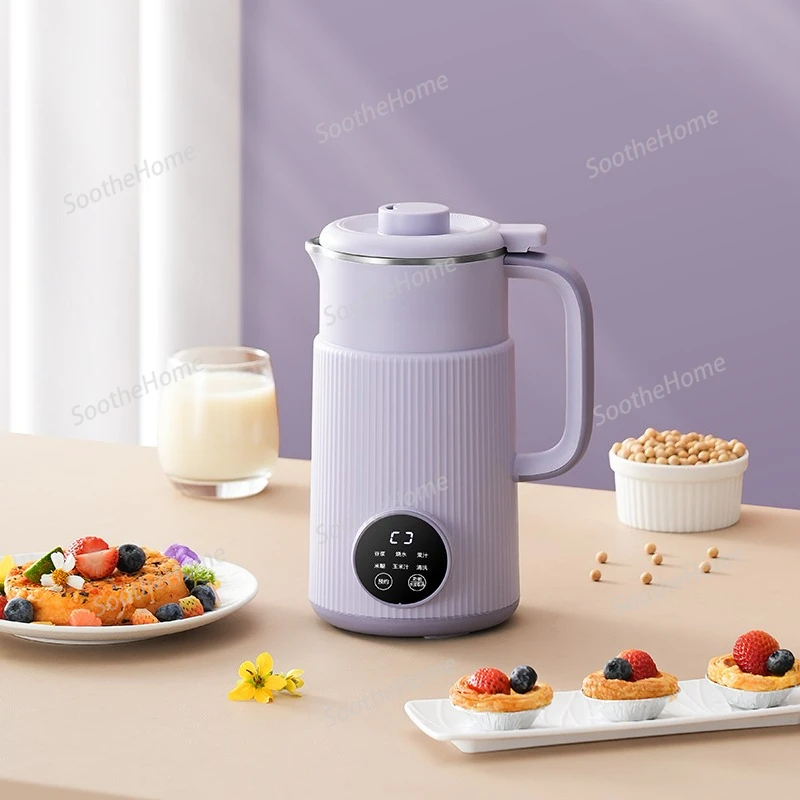 Soy Milk Maker, Non-filtering and Non-cooking Blender, Food Processor, Household Small Multi-functional Blender 1-2