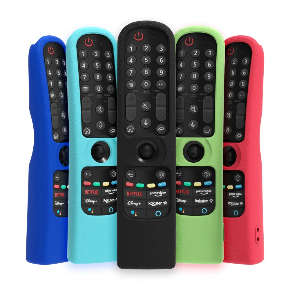 Silicone Case for LG AN-MR24GA/MR23GA/MR22GN/MR21GN Magic Remote Cover for OLED QLED LG Smart TV 2022/2023/2024 with Remote Loop