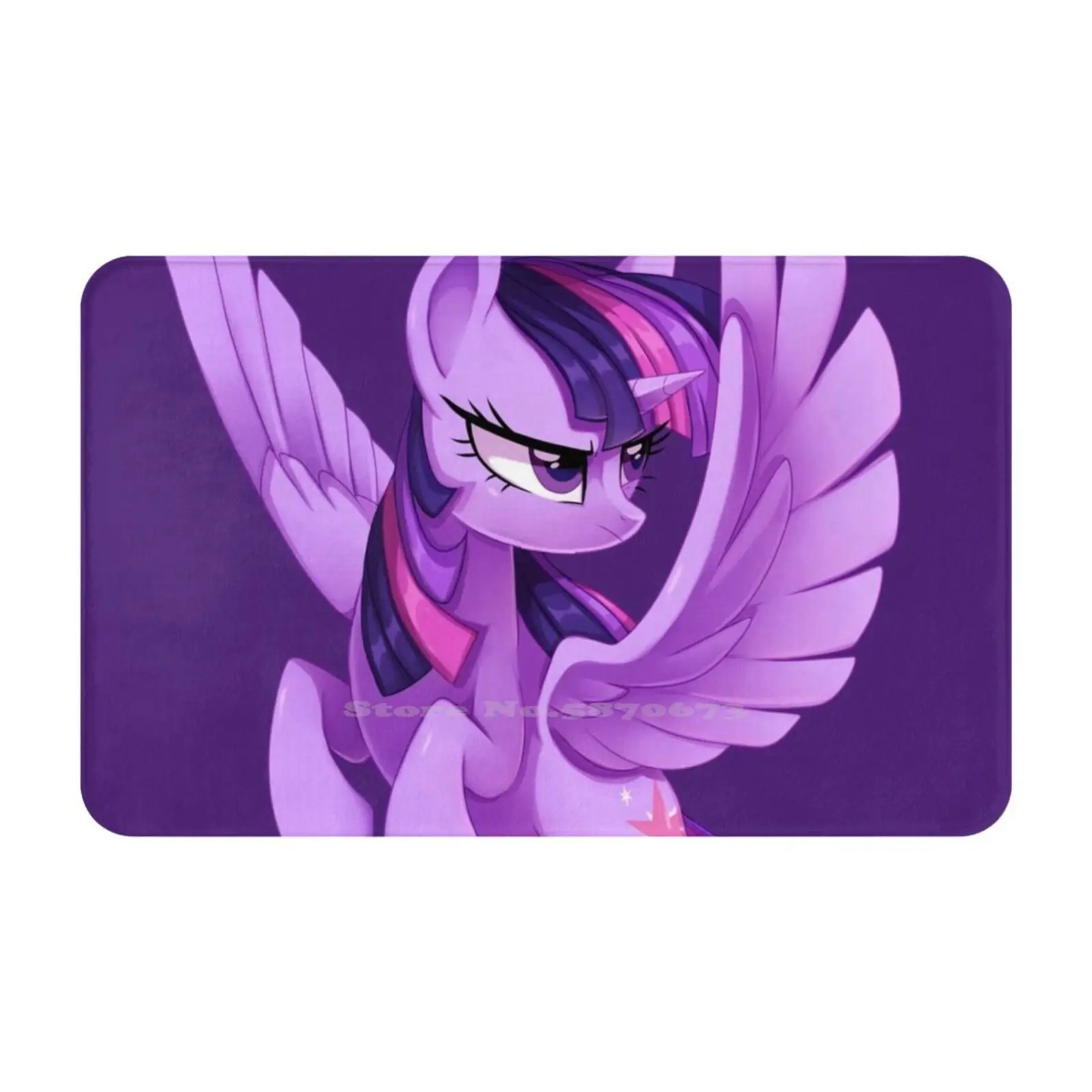 Twilight Sparkle Soft Cushion Car Home Carpet Door Mat Twilight Sparkle Mlp My Little Brony Princess Cutie Mark Cute