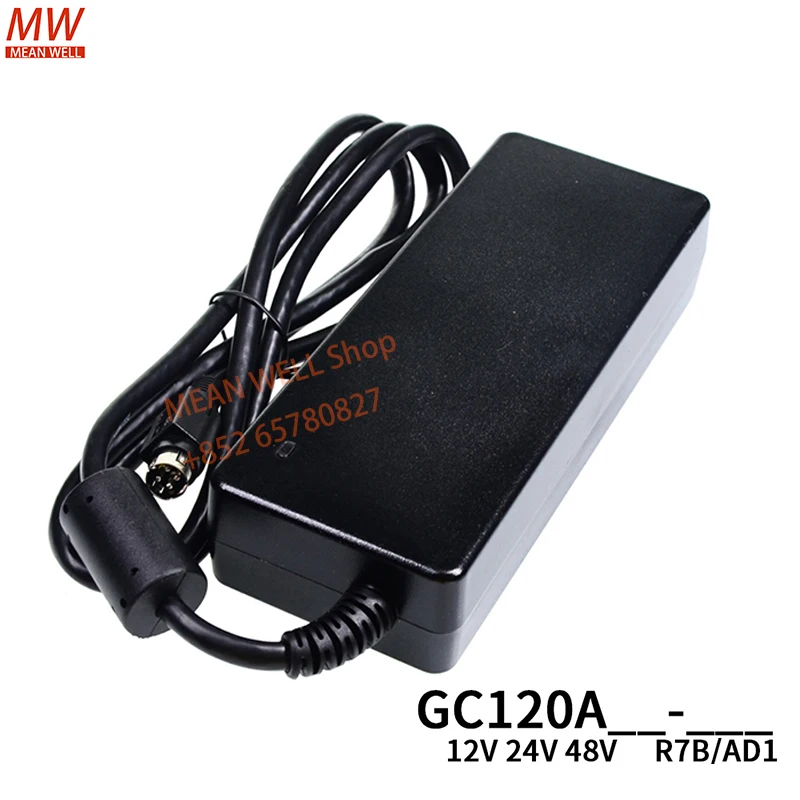 MEAN WELL 120W Single Output Rechargeable Battery Charger GC120A24-R7B GC120A48-R7B Energy Saving Power Adapter