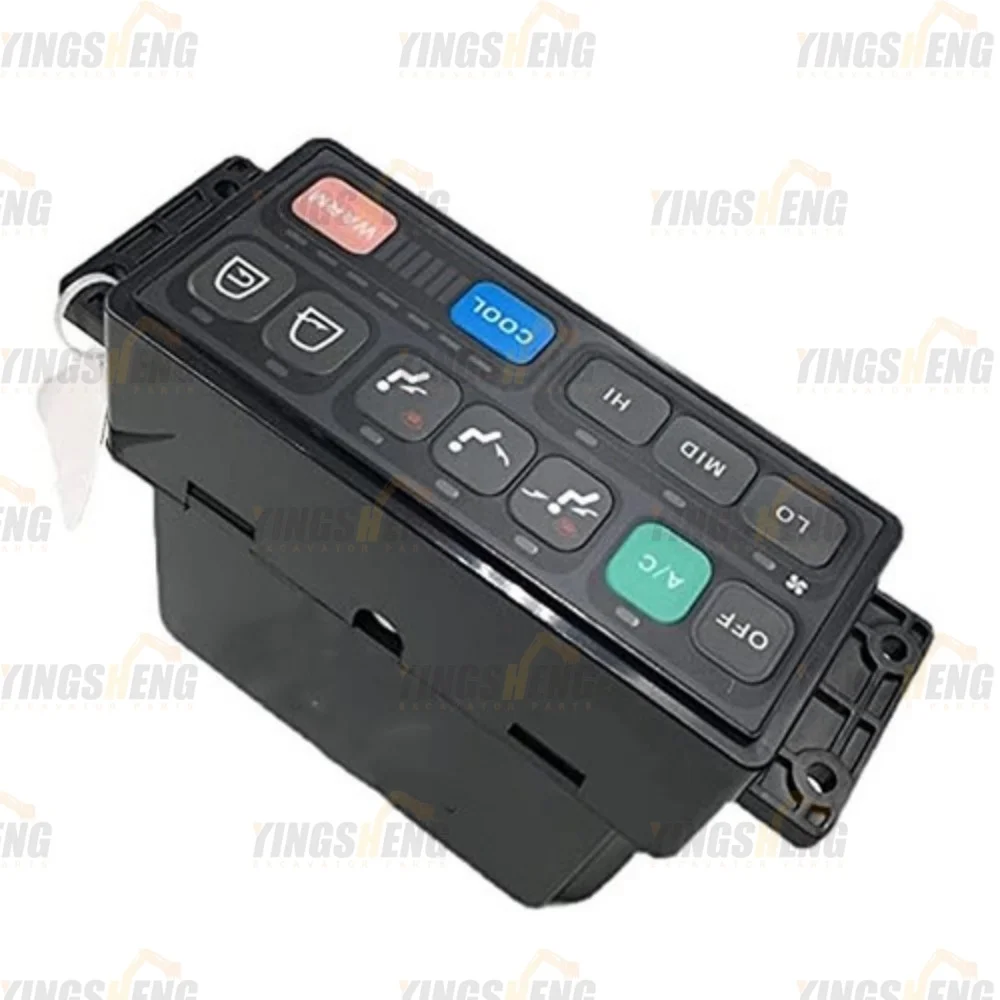 أجزاء الحفارة Doosan Daewoo DH150W، DH220، DH225، DH300، DH420، DH500-7-8 لوحة تحكم تكييف الهواء 543-00049، 2543-9031A