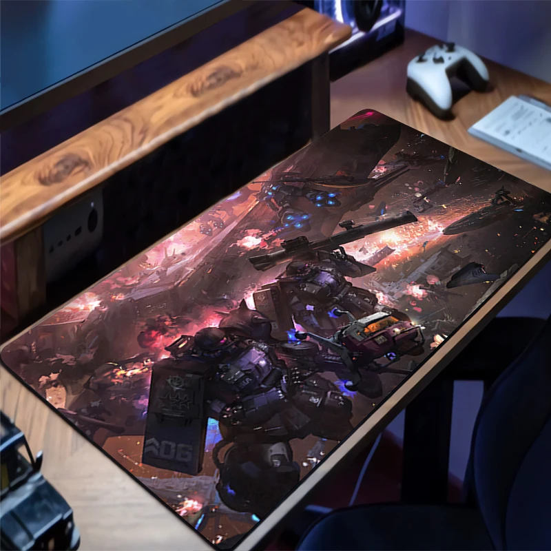 

Mouse Pad Mechanical Warrior Gundam Zaku II Rubber Gaming Mats Laptop Desk Mat HD Mouse Mat PC Accessories Keyboard Pad Mousepad