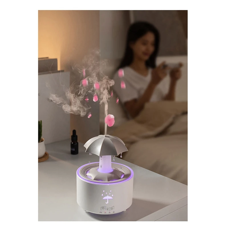 Aromatherapy Humidifier Aromatherapy Diffuser Quiet Humidifier Light  With Colorful Light Aroma Essential Oil Diffuser UK Plug B