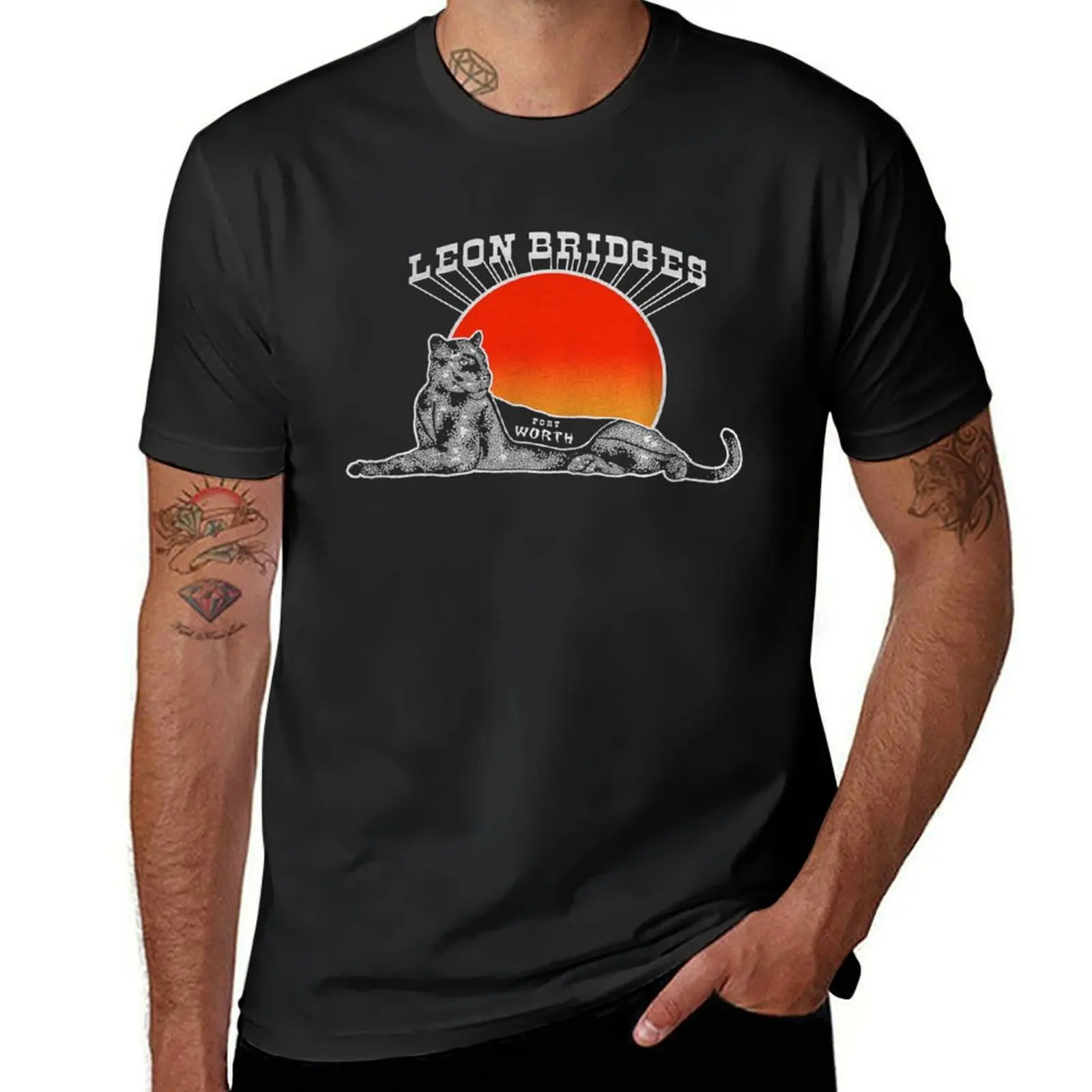 Fourbri-Camiseta de Leon Show Bridges Good World Tour para hombre, ropa de anime, espacios en blanco, 2020