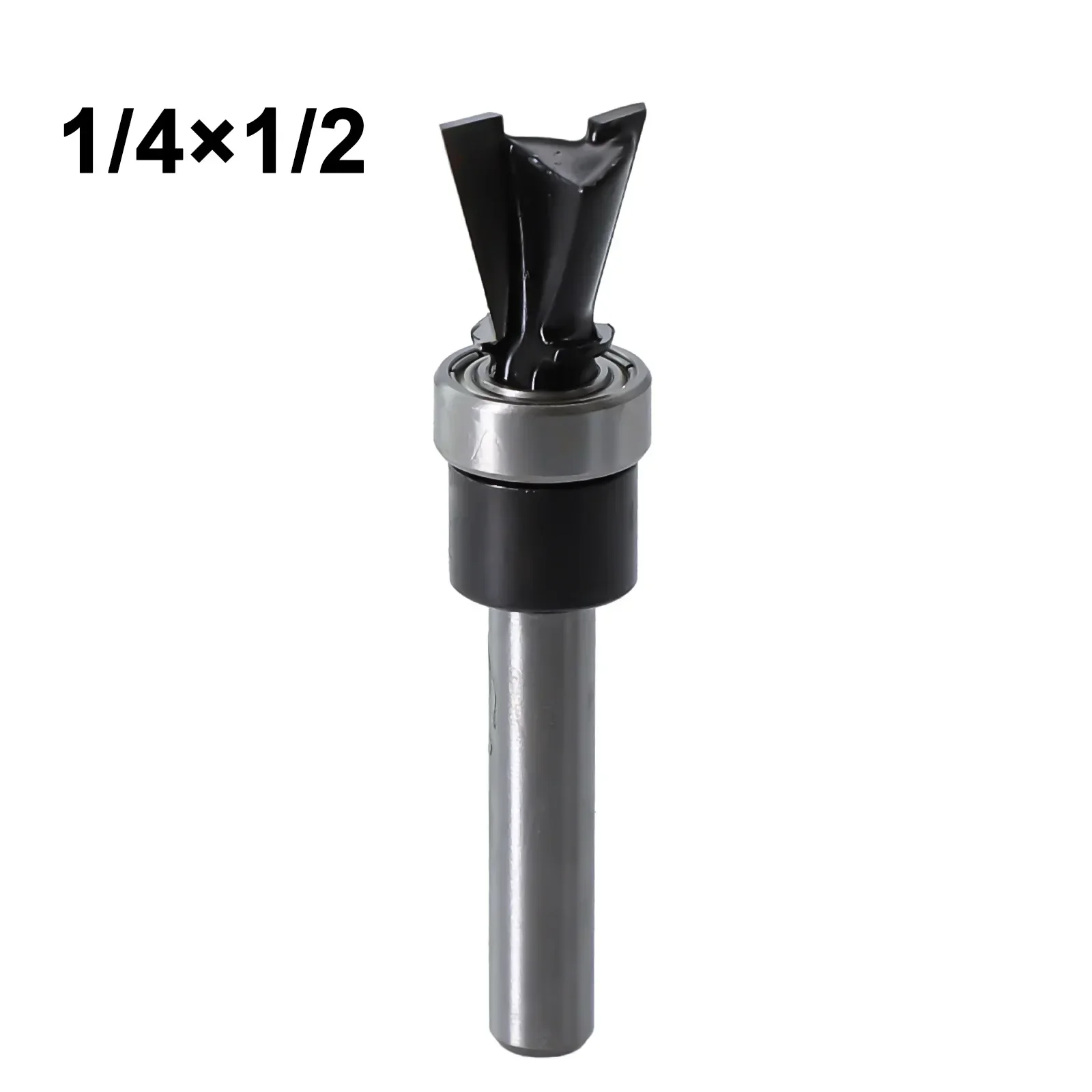 2pcs Woodworking Router Bit Shank Carbide Dovetail Router Bit With Bottom Bearing Woodworking Cutters Woodworking Router Bit Set