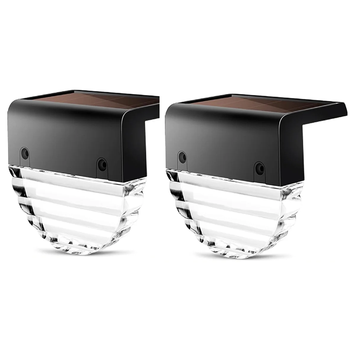 

Настенный светильник на солнечной батарее, палубный светильник, уличный настенный светильник, домашний водонепроницаемый двор, сад, балкон, двор, лестница, забор, 2 шт.