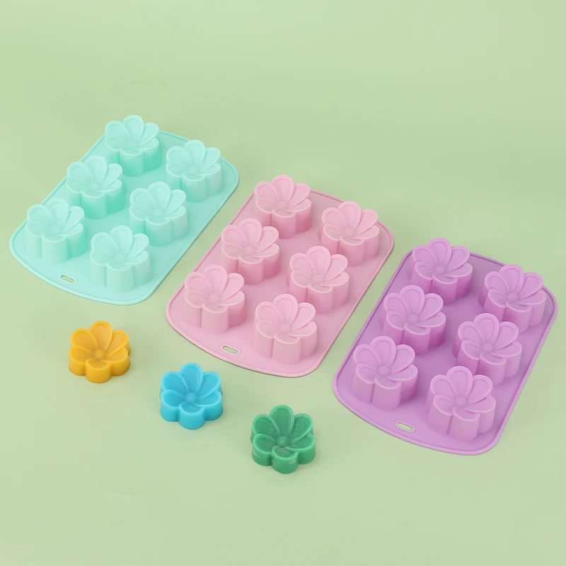 Flower Shape Fondant Mold Silicone Sugar Craft Molds Cake Chocolate Decoration Baking Tool Cupcake Jelly Candy Mould