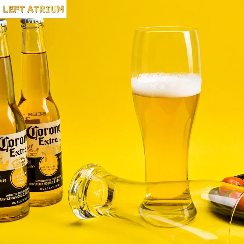Wheat Beer Cup  Glass Personality Craft Beer Mugs Crystal Cup Juice Tumbler Drinkware Home Bar Supplies