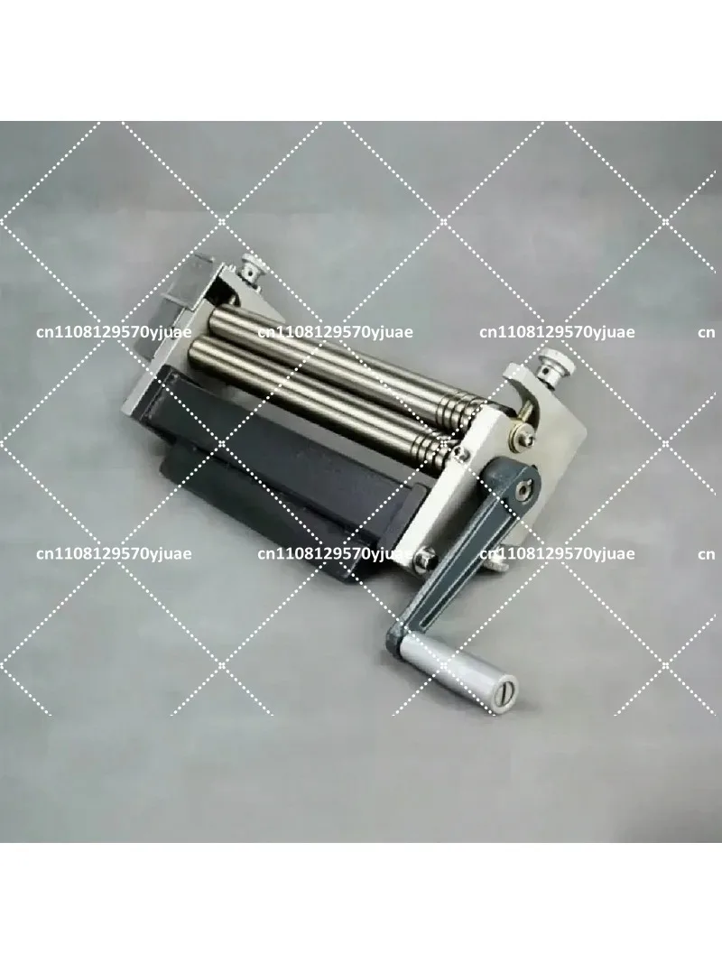 Manual Small Plate Rolling Machine Hand Crank Sheet Metal Roller Round Bending Edge Folding Bender For Metal Working