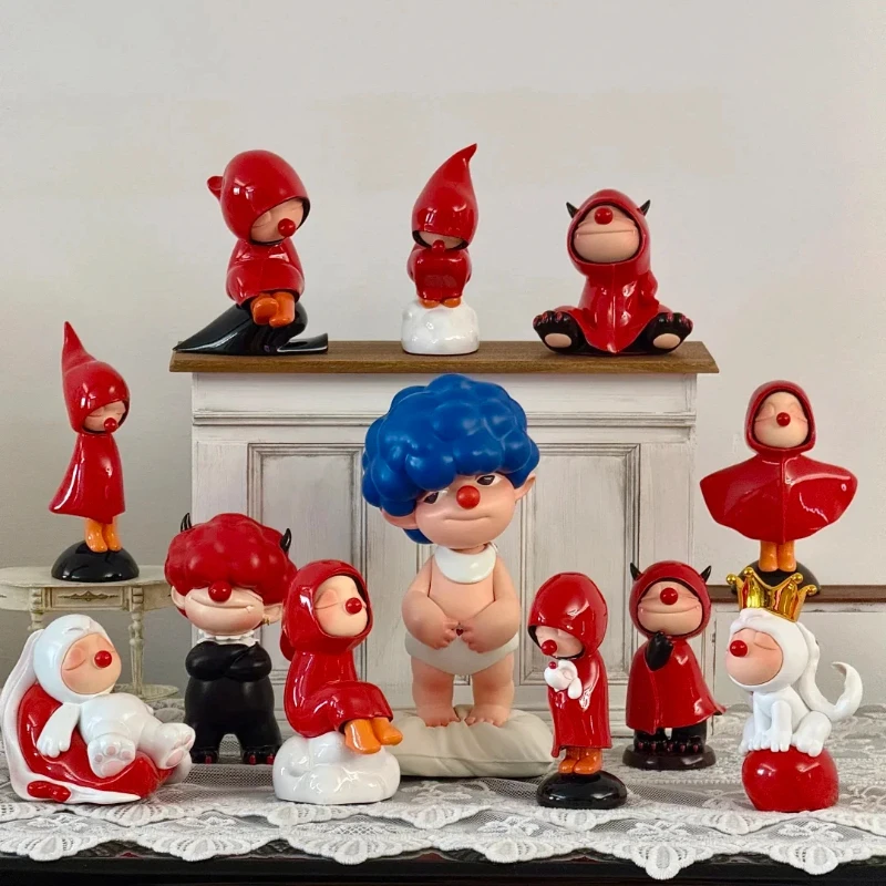 

Художник Huiwei INFJ 3, никогда не забывай радость, слепая коробка, художественная фигурка из ПВХ, тайна, коллекционная кукла, брелок для ключей, сумка, очаровательный декор для стола