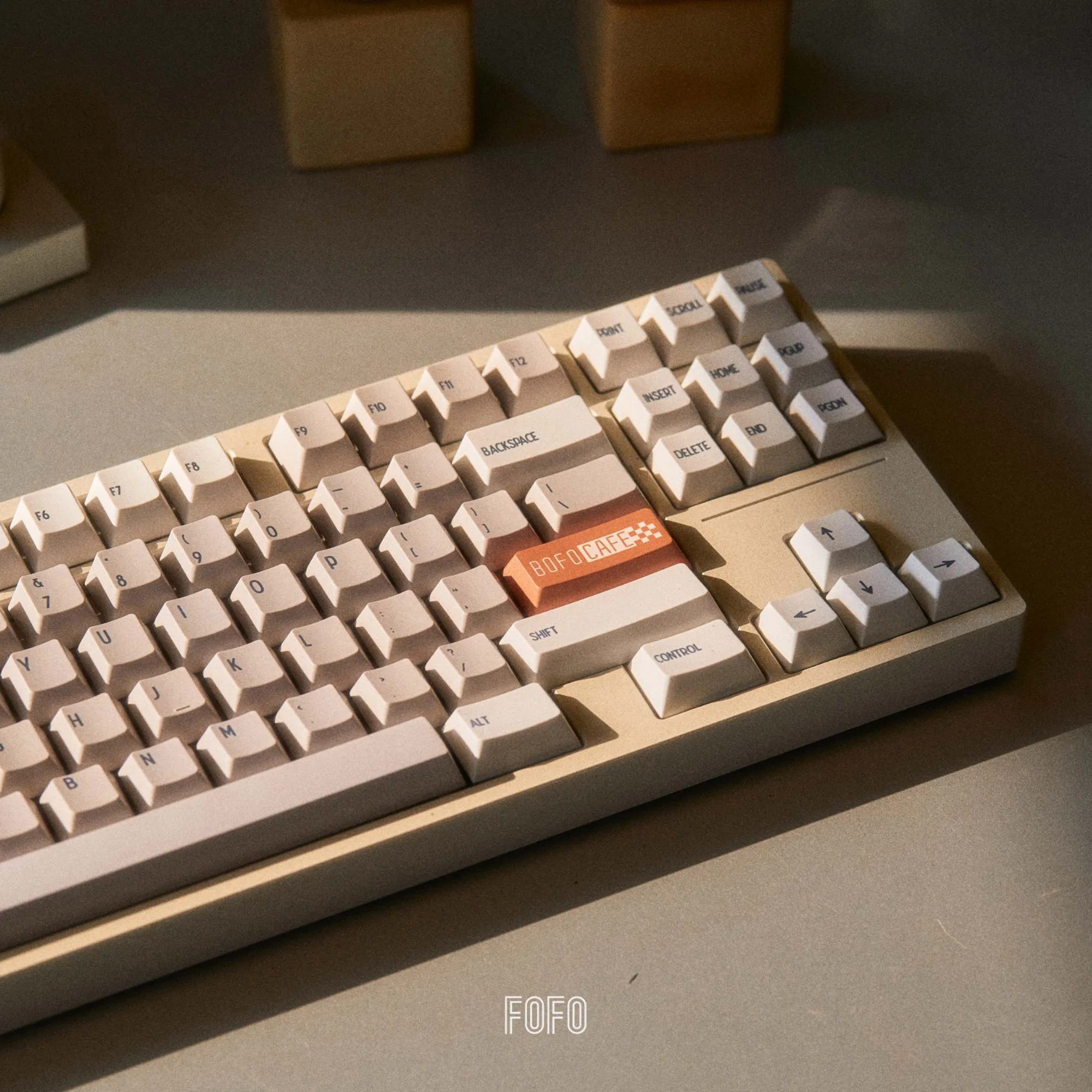 Bofo Cafe Keycap Cherry Profile ABS PBT Bofo Coffee Dye Subbed keycap for mx keyboard 87 104 xd64 BM60 BM65 BM68 BM80 made68