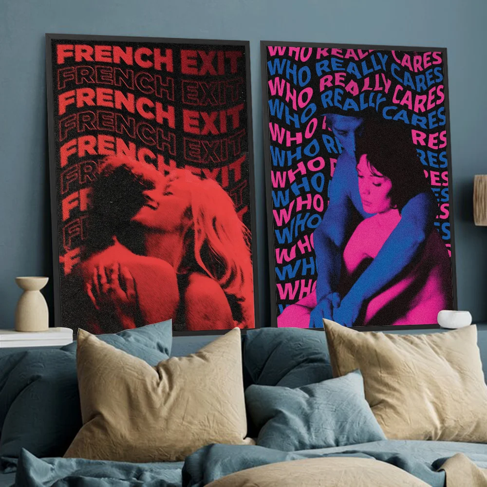 Tv Girl French Exit Lovers Rock Poster Self-adhesive Art Poster Whitepaper Prints Posters Artwork Aesthetic Art Wall Painting