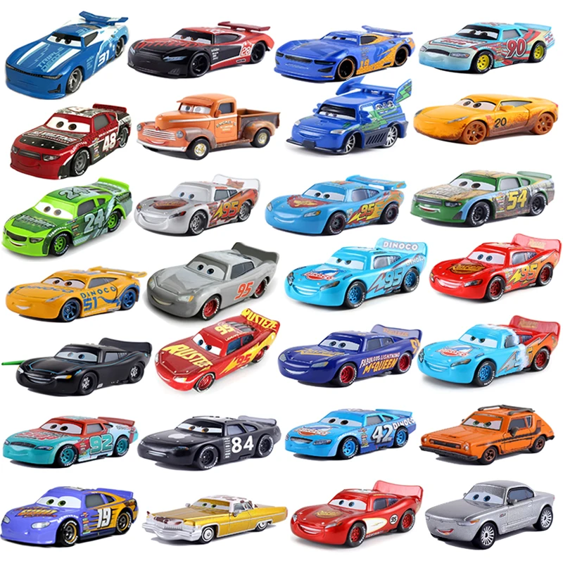 Disney Cars Pixar Cars 2 Guido Metal Diecast Toy Car 1:55 Lightning McQueen Boy Girl Gift Toy Free Shipping