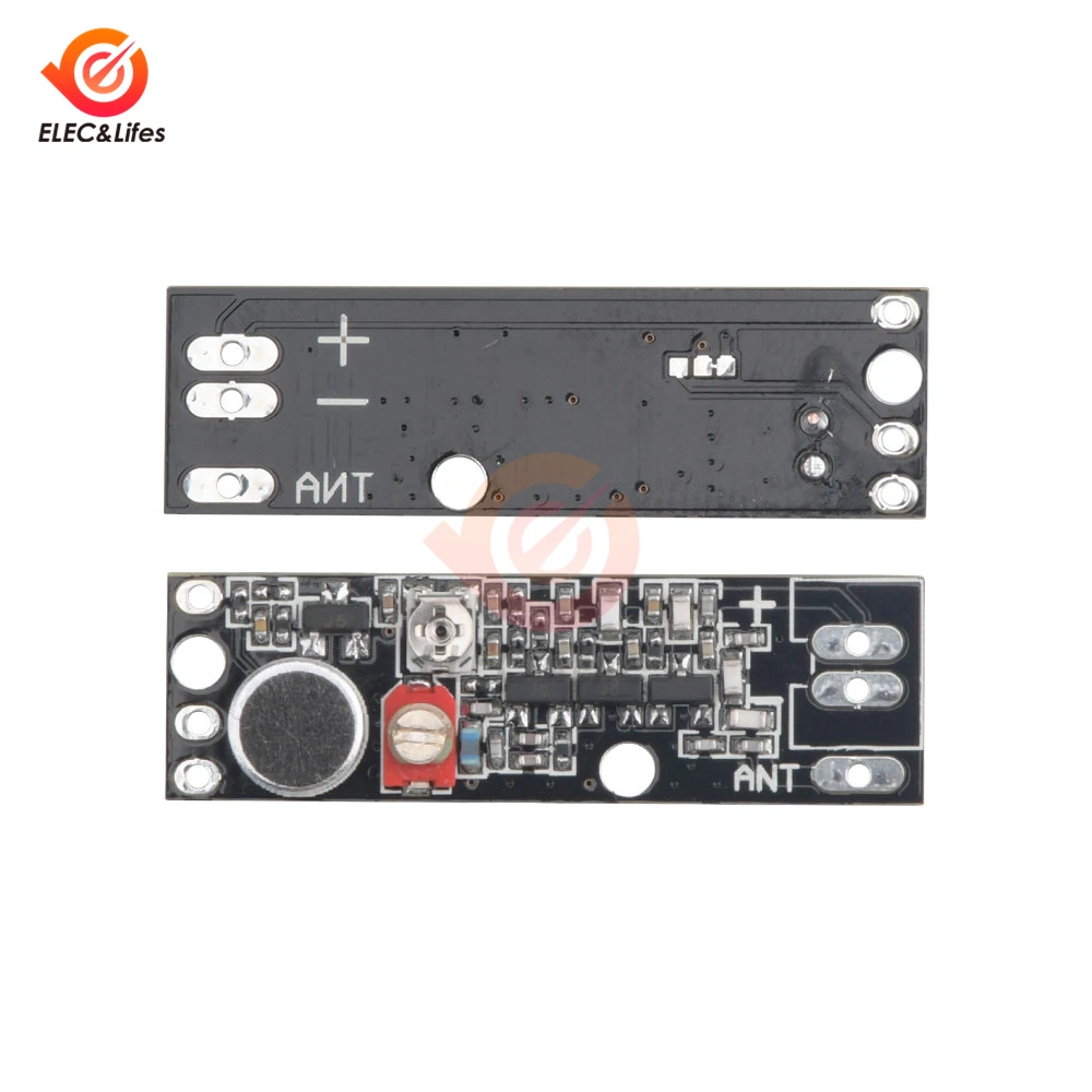 88-115MHz FM Transmitter Module with Microphone DC 2V-9V/3V-5V Wireless Car FM Radio Trasmitter Board for Arduino Phone DIY