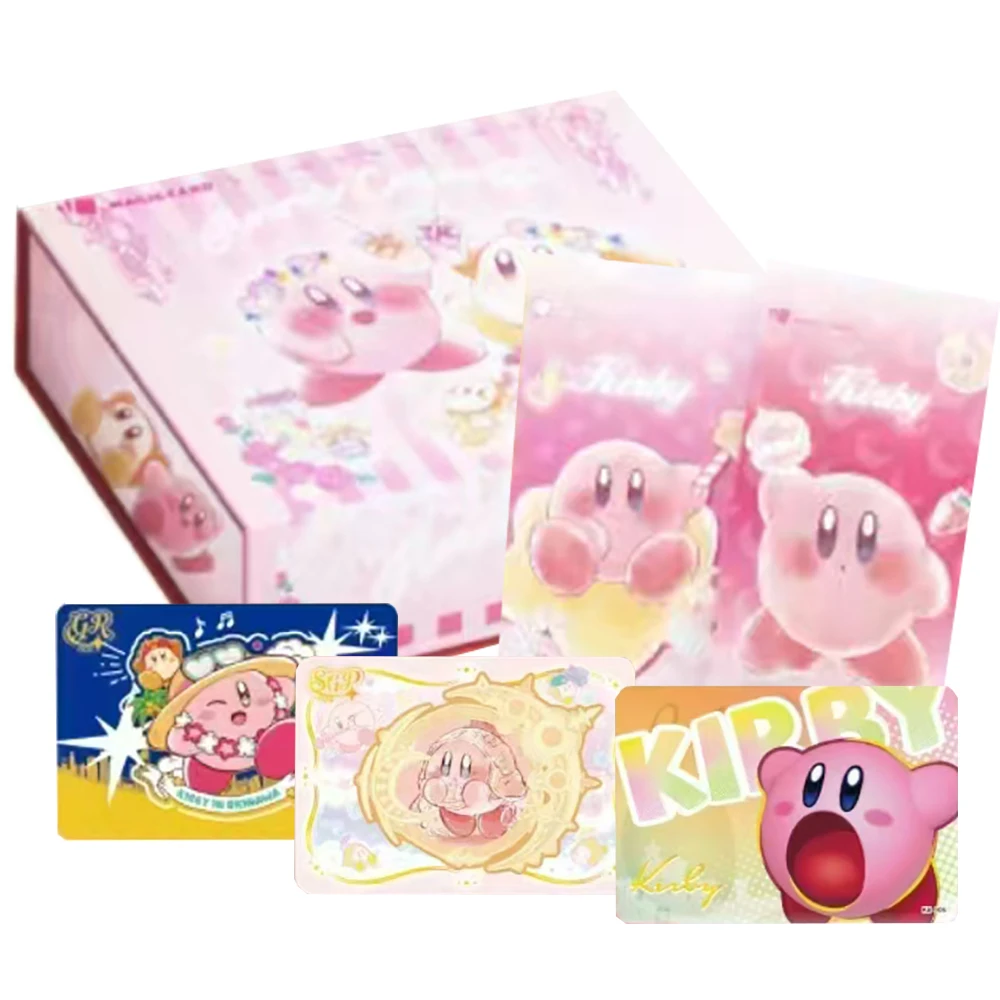 

Kirby Collection Cards Classic Anime Game IP Cartoon Stars Flower Concerto Dreamy Wonderful Travel Cards Children Birthday Gifts