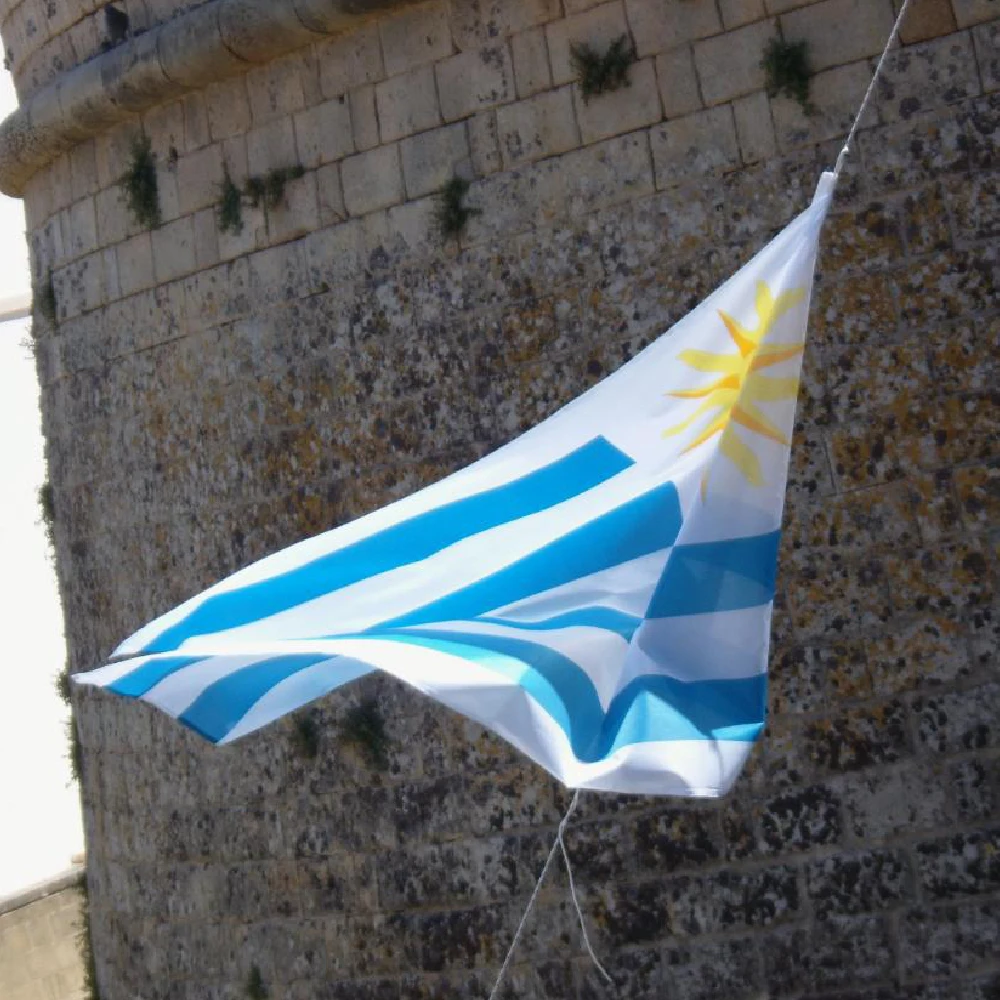 90x150 CM URY UY Uruguay Flag Of UN For Decoration