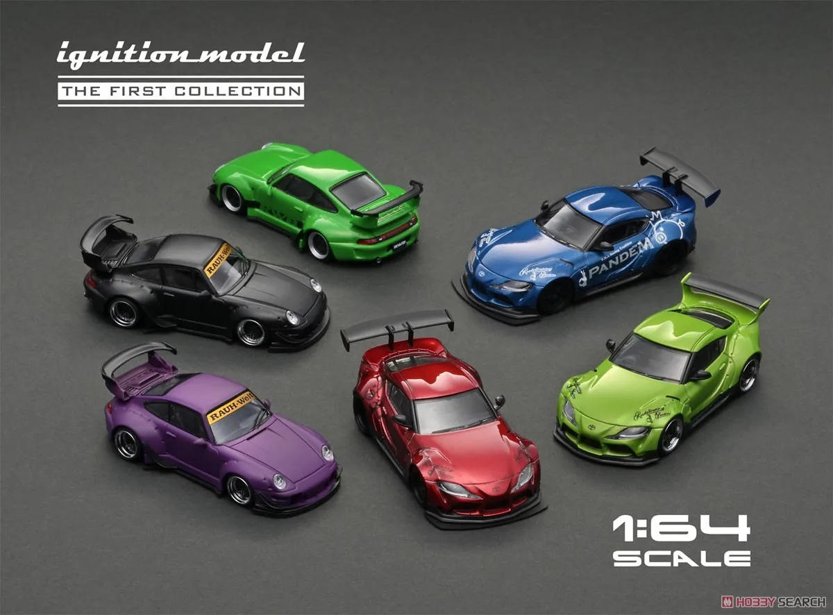 IG ignition model 1:64 PANDEM Supra (A90) RWB 993  Collection of die-cast alloy car model ornaments