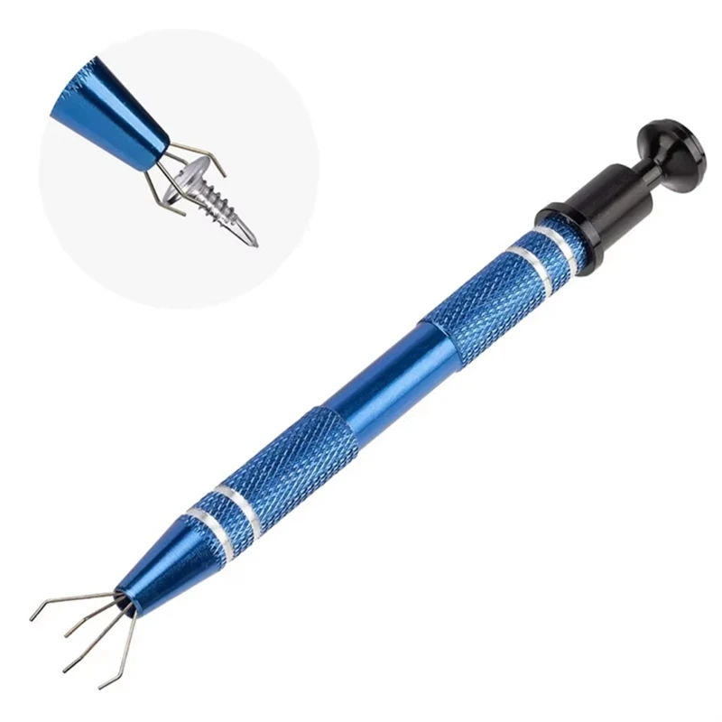 ABDJ-4 Jaw Pick Up เครื่องมือ 4 Jaw Gripper สําหรับชิป IC ส่วนประกอบอิเล็กทรอนิกส์เล็บสกรูหนีบมือเครื่องมือ