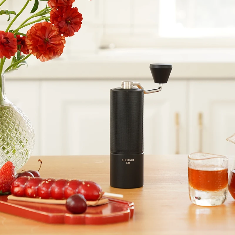 TIMEMORE New Upgrade C3S Coffee Grinder Manual - 38mm Stainless Steel Adjustment High Precision Burr Perfect for Coffee Mill